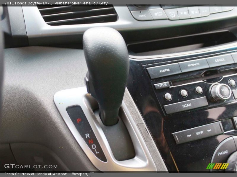 Alabaster Silver Metallic / Gray 2011 Honda Odyssey EX-L