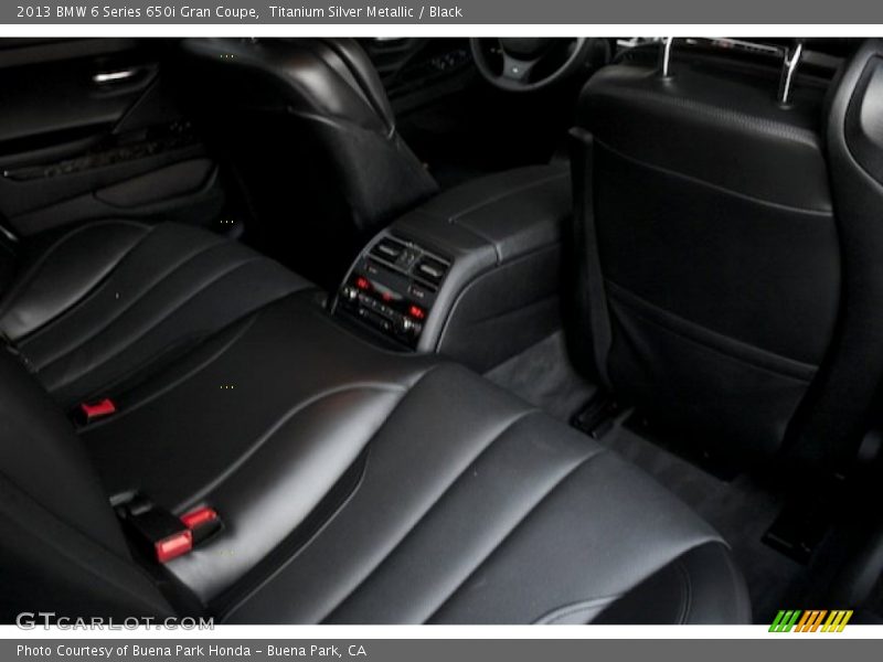Titanium Silver Metallic / Black 2013 BMW 6 Series 650i Gran Coupe