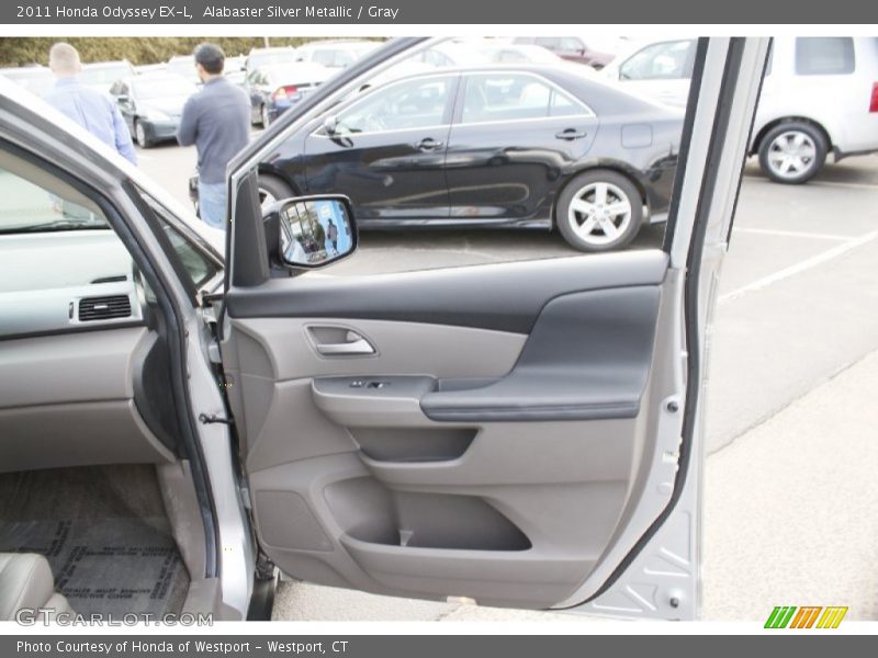 Alabaster Silver Metallic / Gray 2011 Honda Odyssey EX-L