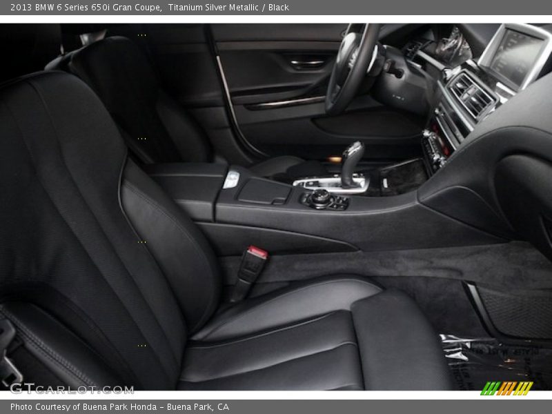 Titanium Silver Metallic / Black 2013 BMW 6 Series 650i Gran Coupe