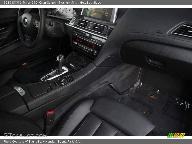 Titanium Silver Metallic / Black 2013 BMW 6 Series 650i Gran Coupe