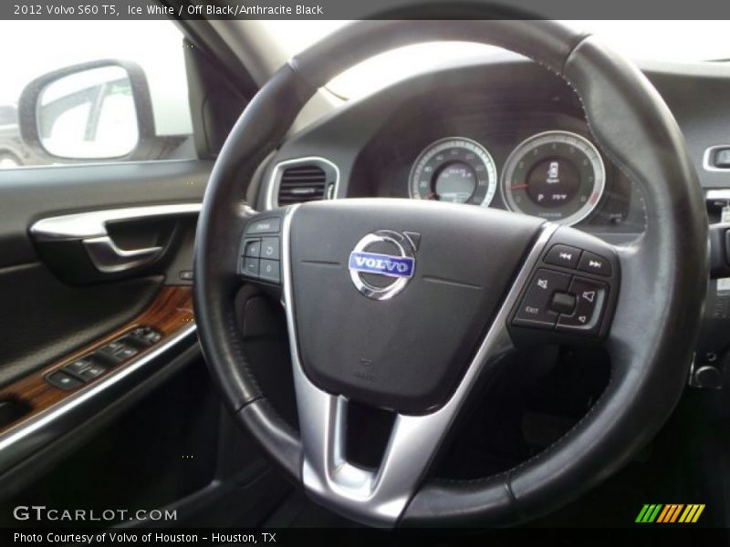 Ice White / Off Black/Anthracite Black 2012 Volvo S60 T5