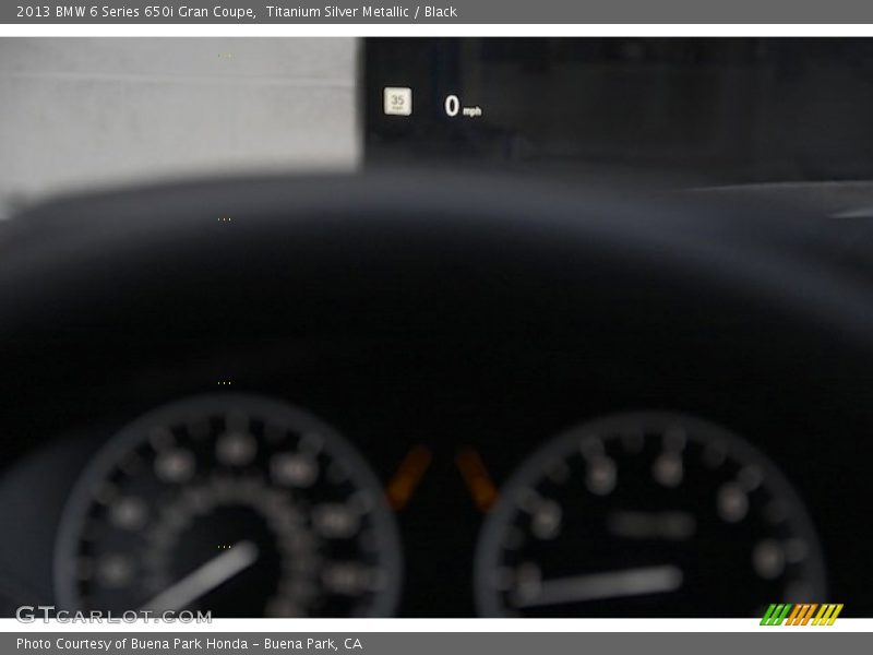 Titanium Silver Metallic / Black 2013 BMW 6 Series 650i Gran Coupe
