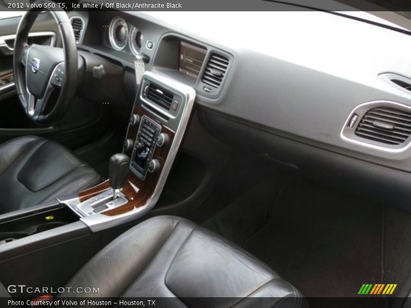 Ice White / Off Black/Anthracite Black 2012 Volvo S60 T5
