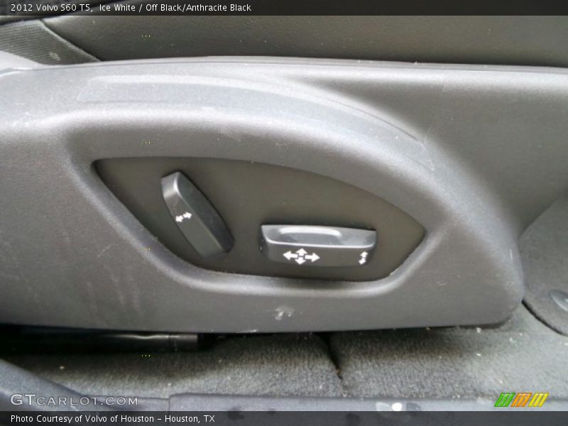 Ice White / Off Black/Anthracite Black 2012 Volvo S60 T5