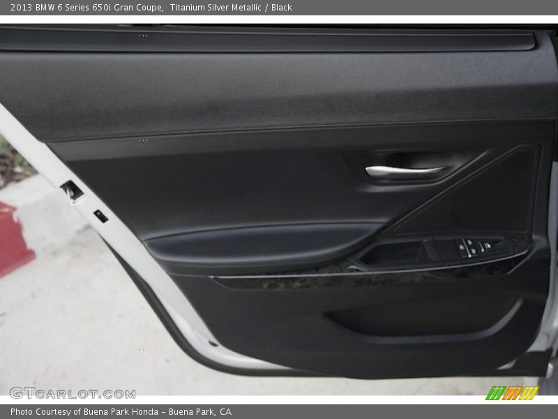 Titanium Silver Metallic / Black 2013 BMW 6 Series 650i Gran Coupe