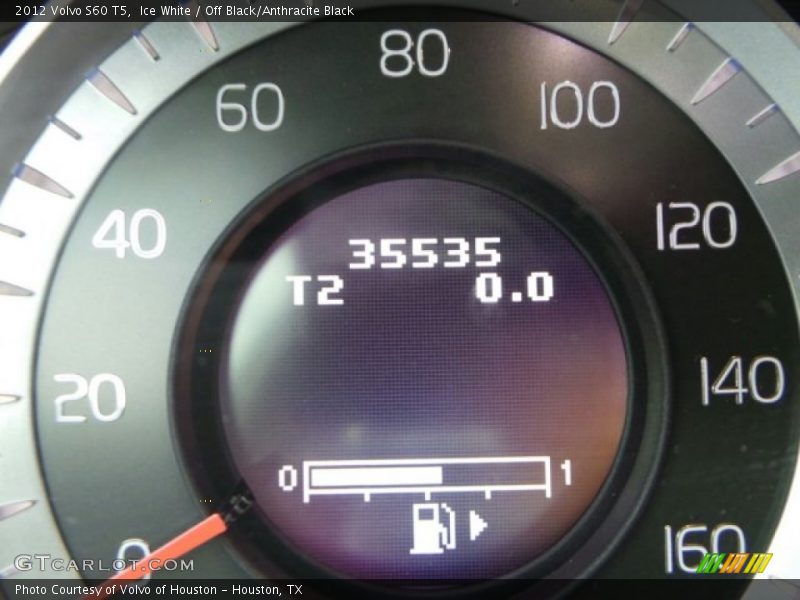 Ice White / Off Black/Anthracite Black 2012 Volvo S60 T5