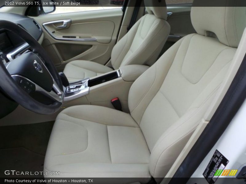 Ice White / Soft Beige 2012 Volvo S60 T5