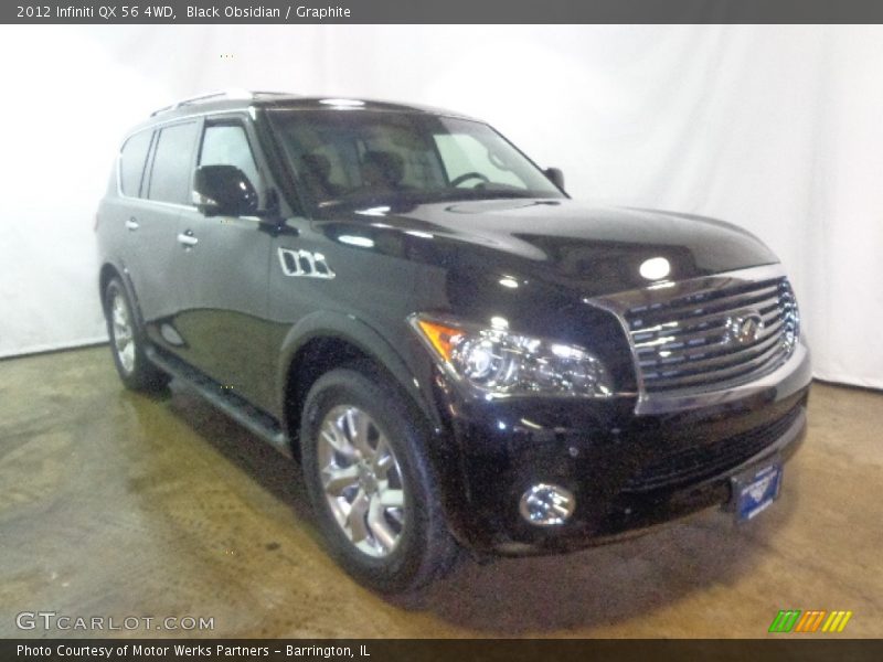 Black Obsidian / Graphite 2012 Infiniti QX 56 4WD