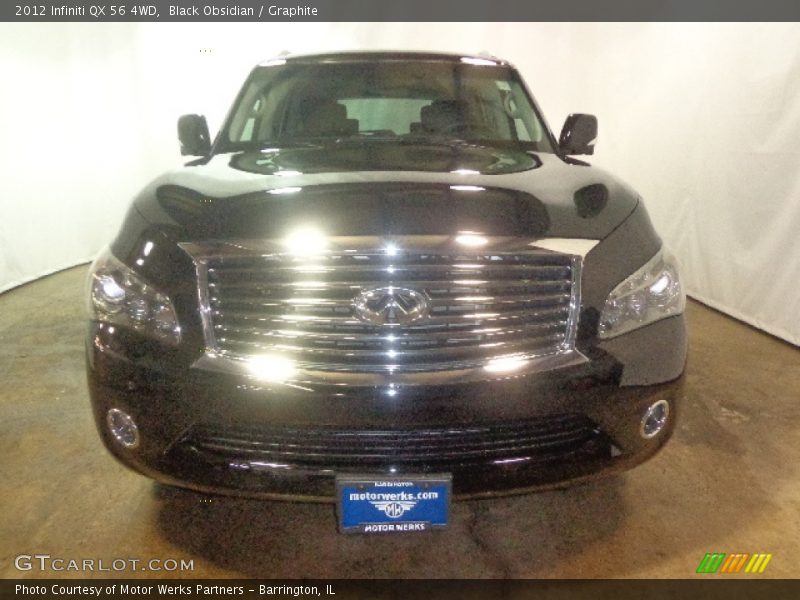 Black Obsidian / Graphite 2012 Infiniti QX 56 4WD