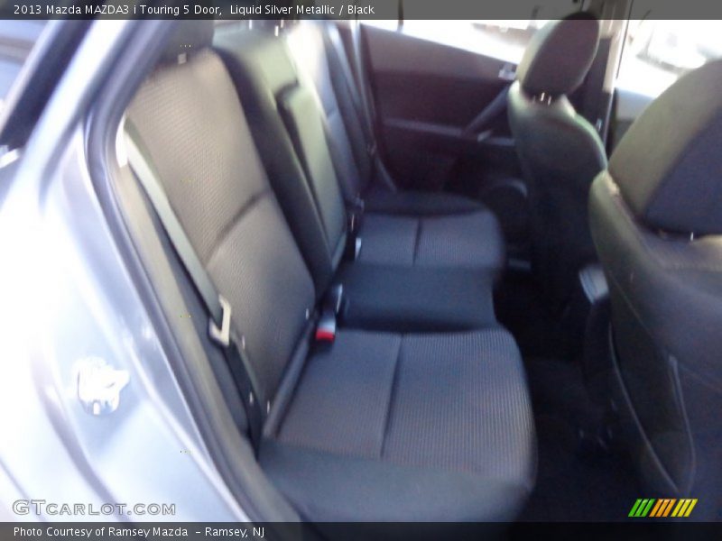 Liquid Silver Metallic / Black 2013 Mazda MAZDA3 i Touring 5 Door