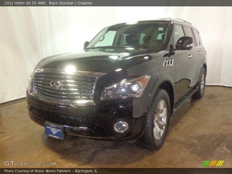 Black Obsidian / Graphite 2012 Infiniti QX 56 4WD