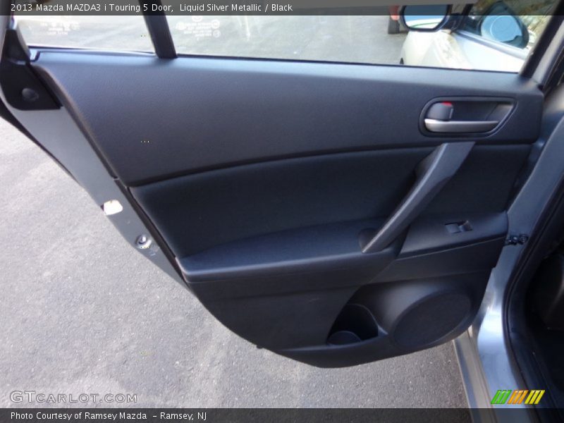 Liquid Silver Metallic / Black 2013 Mazda MAZDA3 i Touring 5 Door