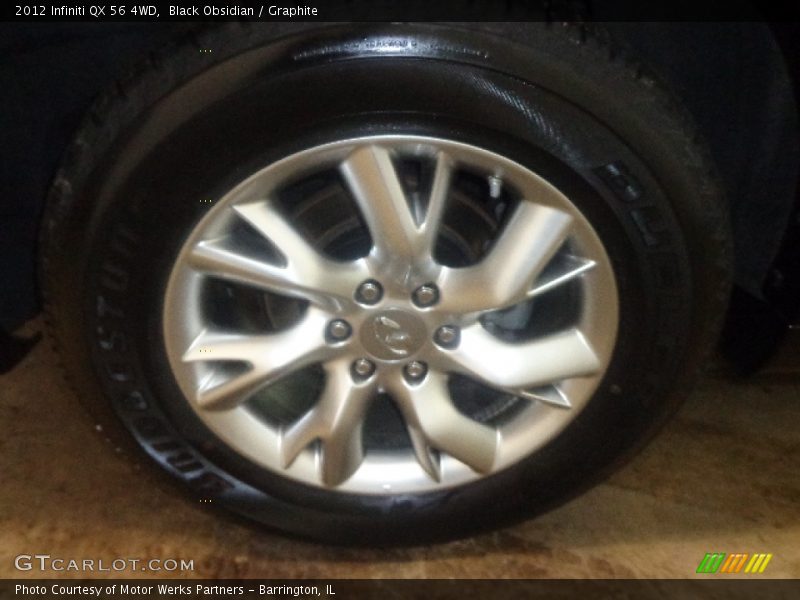 Black Obsidian / Graphite 2012 Infiniti QX 56 4WD