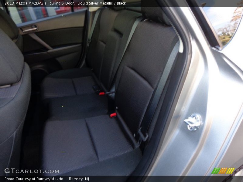Liquid Silver Metallic / Black 2013 Mazda MAZDA3 i Touring 5 Door