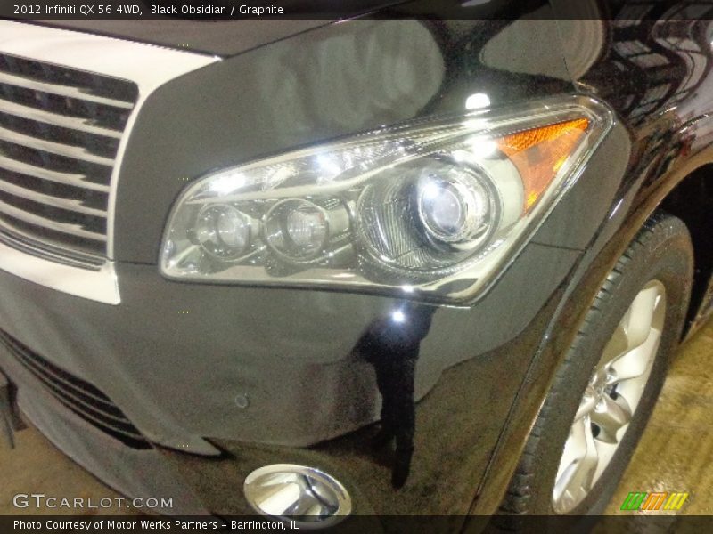 Black Obsidian / Graphite 2012 Infiniti QX 56 4WD