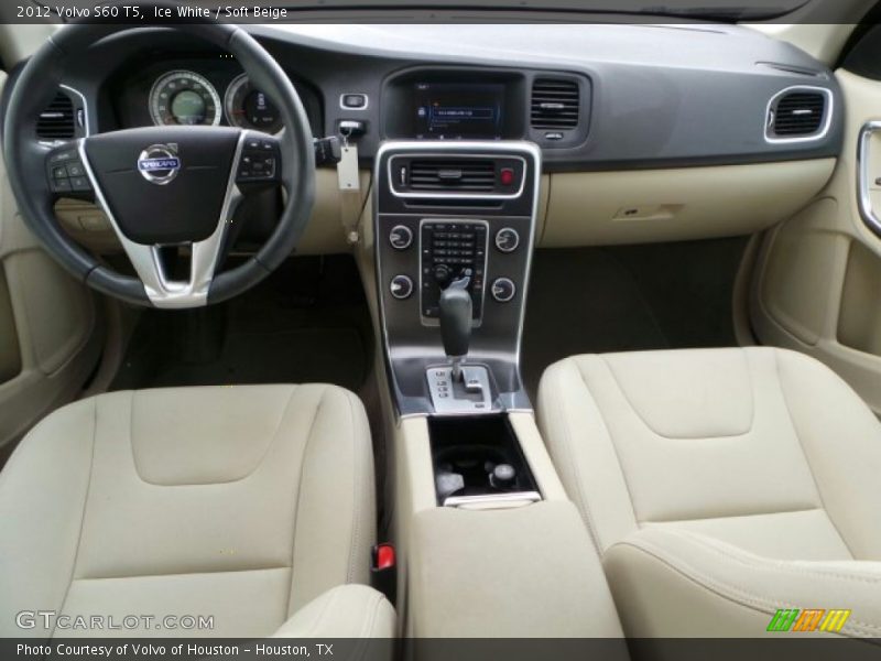 Ice White / Soft Beige 2012 Volvo S60 T5