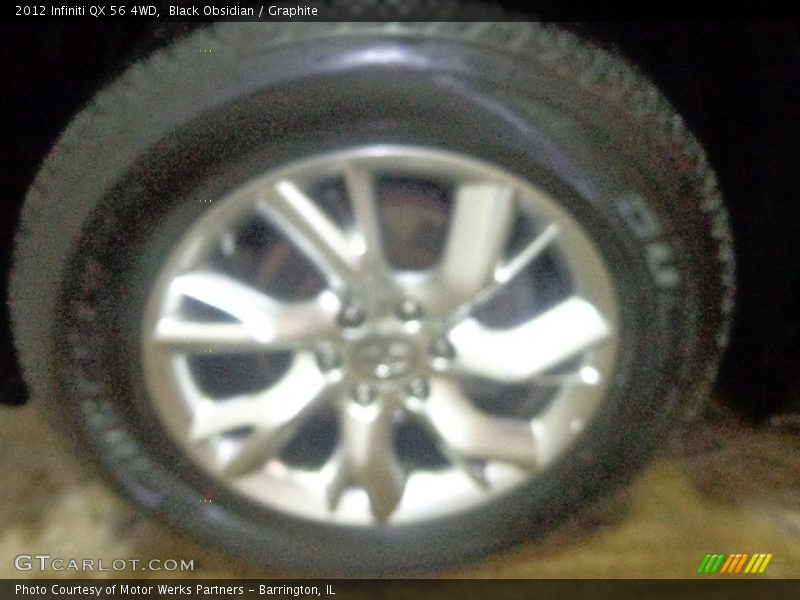 Black Obsidian / Graphite 2012 Infiniti QX 56 4WD