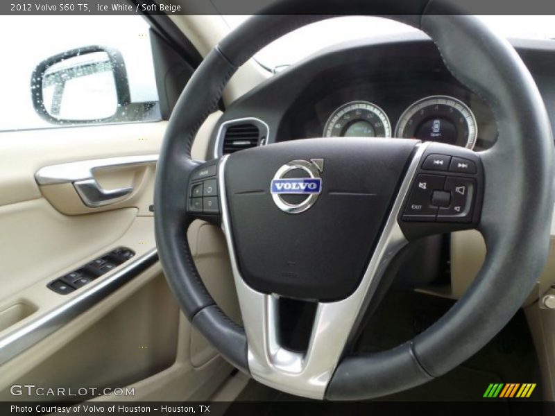 Ice White / Soft Beige 2012 Volvo S60 T5
