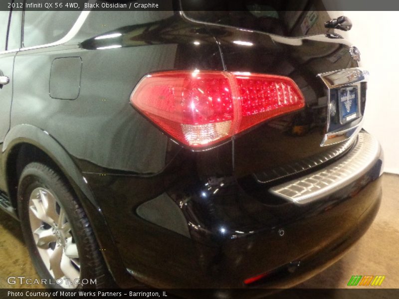 Black Obsidian / Graphite 2012 Infiniti QX 56 4WD