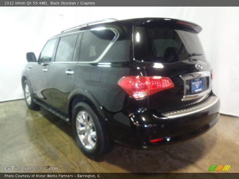 Black Obsidian / Graphite 2012 Infiniti QX 56 4WD