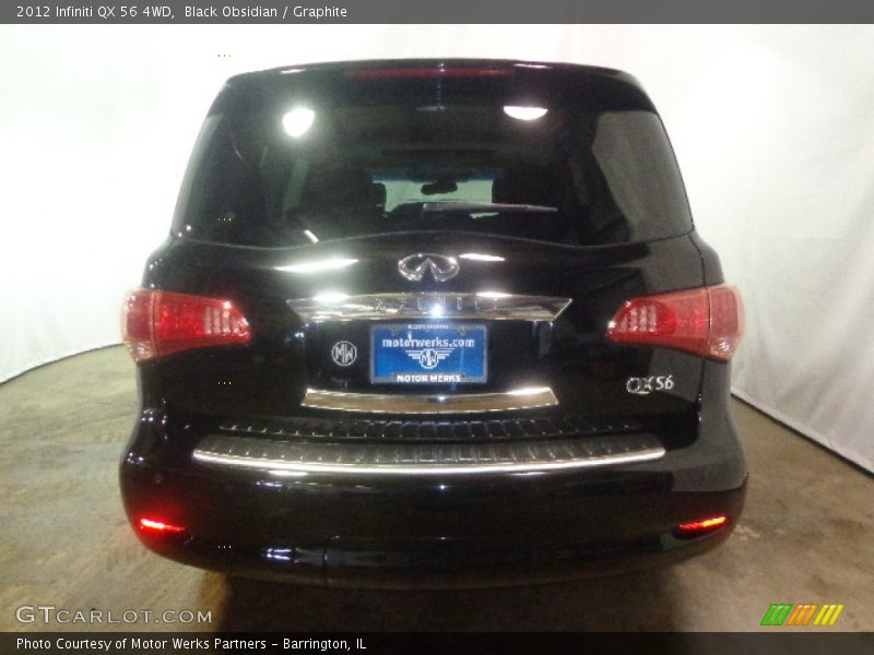 Black Obsidian / Graphite 2012 Infiniti QX 56 4WD