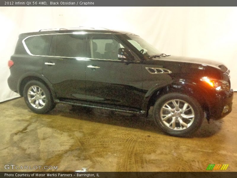 Black Obsidian / Graphite 2012 Infiniti QX 56 4WD