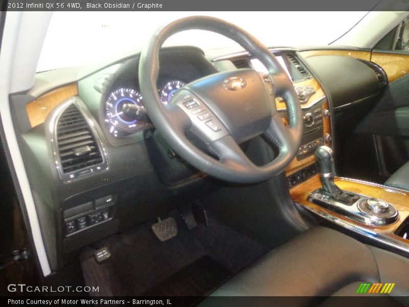Black Obsidian / Graphite 2012 Infiniti QX 56 4WD