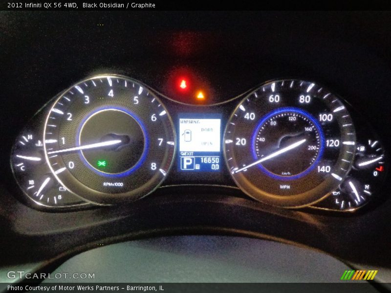 Black Obsidian / Graphite 2012 Infiniti QX 56 4WD