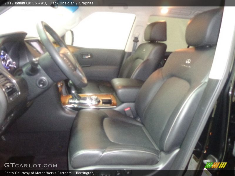 Black Obsidian / Graphite 2012 Infiniti QX 56 4WD