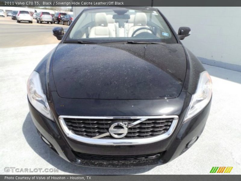 Black / Soverign Hide Calcite Leather/Off Black 2011 Volvo C70 T5