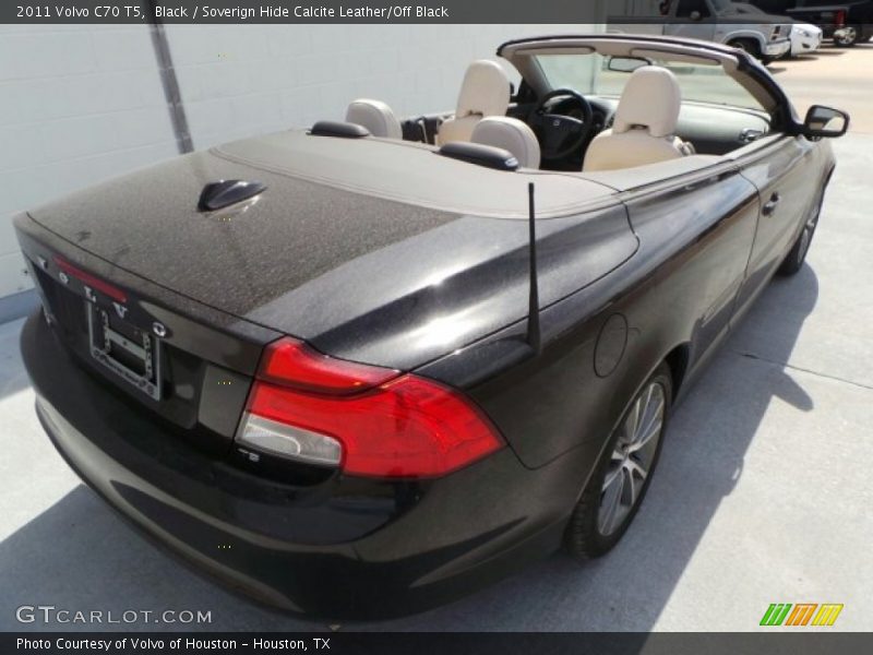 Black / Soverign Hide Calcite Leather/Off Black 2011 Volvo C70 T5