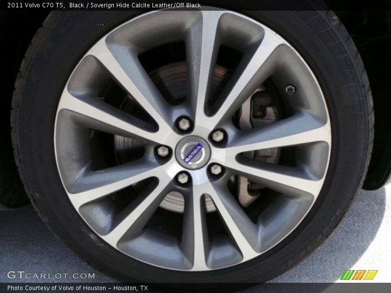 Black / Soverign Hide Calcite Leather/Off Black 2011 Volvo C70 T5