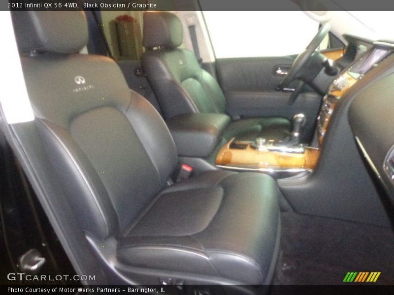 Black Obsidian / Graphite 2012 Infiniti QX 56 4WD