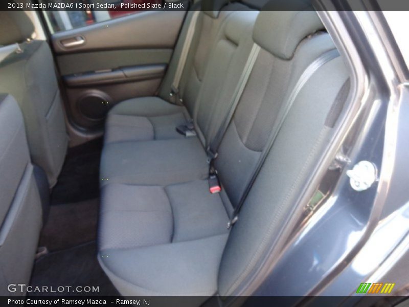 Polished Slate / Black 2013 Mazda MAZDA6 i Sport Sedan