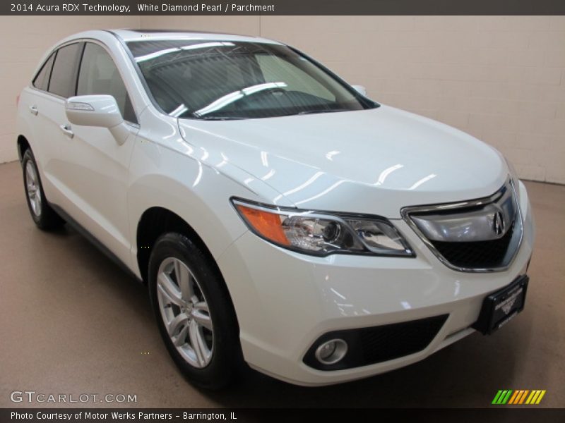 White Diamond Pearl / Parchment 2014 Acura RDX Technology