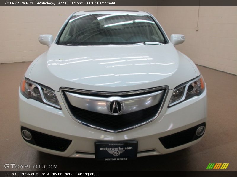 White Diamond Pearl / Parchment 2014 Acura RDX Technology