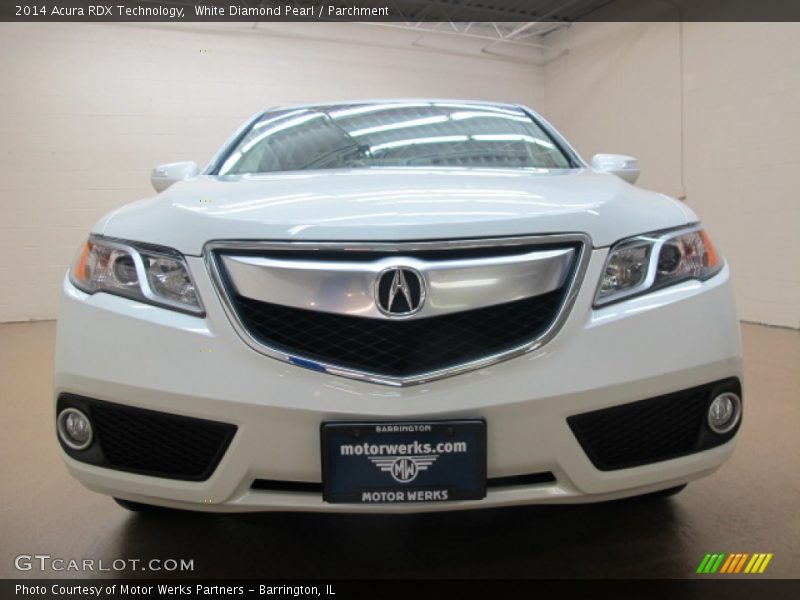 White Diamond Pearl / Parchment 2014 Acura RDX Technology