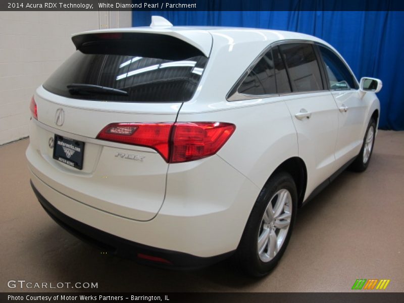 White Diamond Pearl / Parchment 2014 Acura RDX Technology