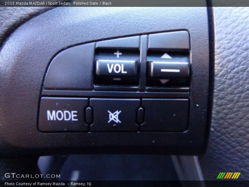 Polished Slate / Black 2013 Mazda MAZDA6 i Sport Sedan