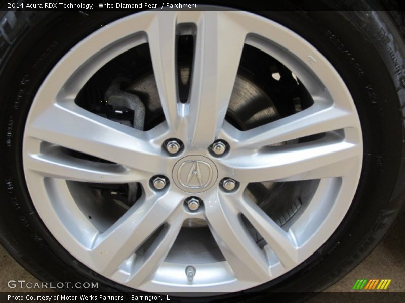 White Diamond Pearl / Parchment 2014 Acura RDX Technology