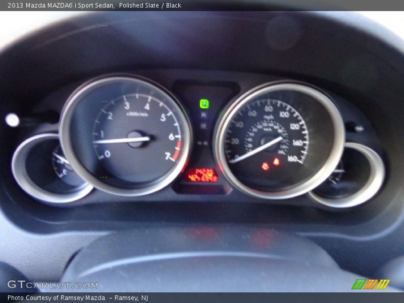 Polished Slate / Black 2013 Mazda MAZDA6 i Sport Sedan