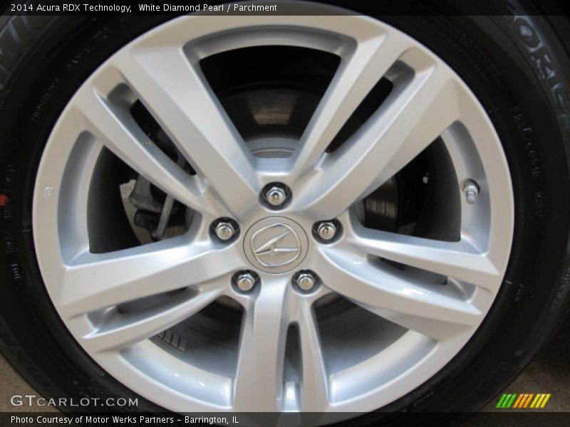 White Diamond Pearl / Parchment 2014 Acura RDX Technology