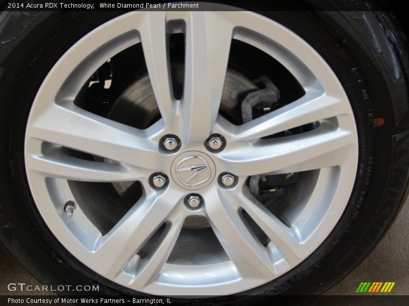 White Diamond Pearl / Parchment 2014 Acura RDX Technology