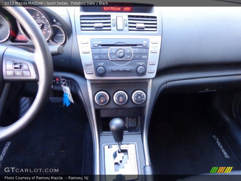 Polished Slate / Black 2013 Mazda MAZDA6 i Sport Sedan