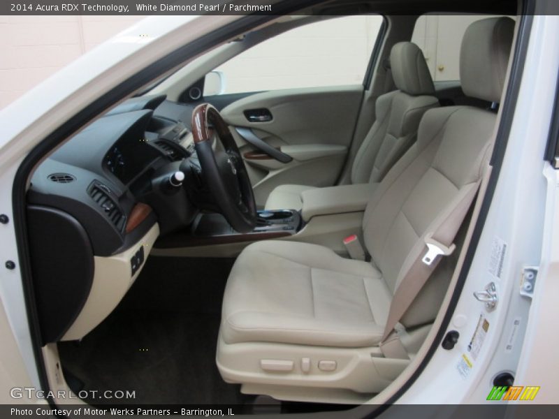 White Diamond Pearl / Parchment 2014 Acura RDX Technology