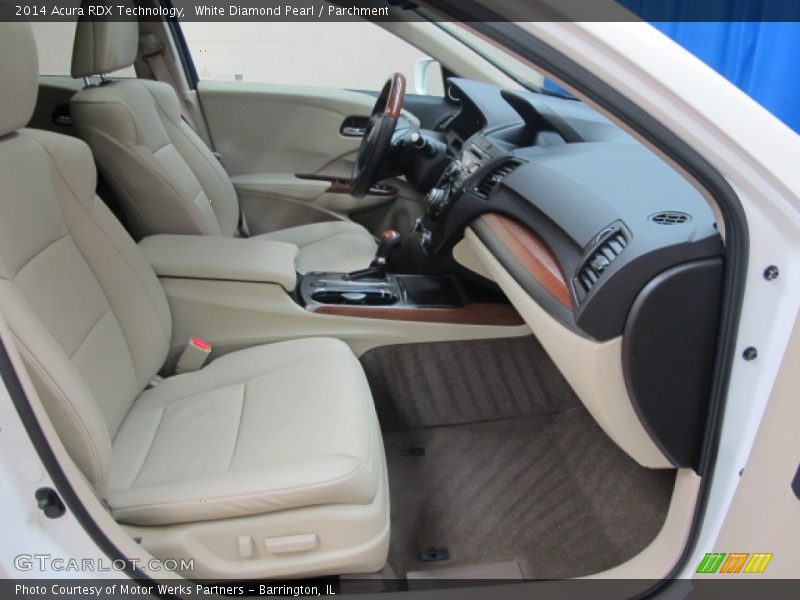 White Diamond Pearl / Parchment 2014 Acura RDX Technology