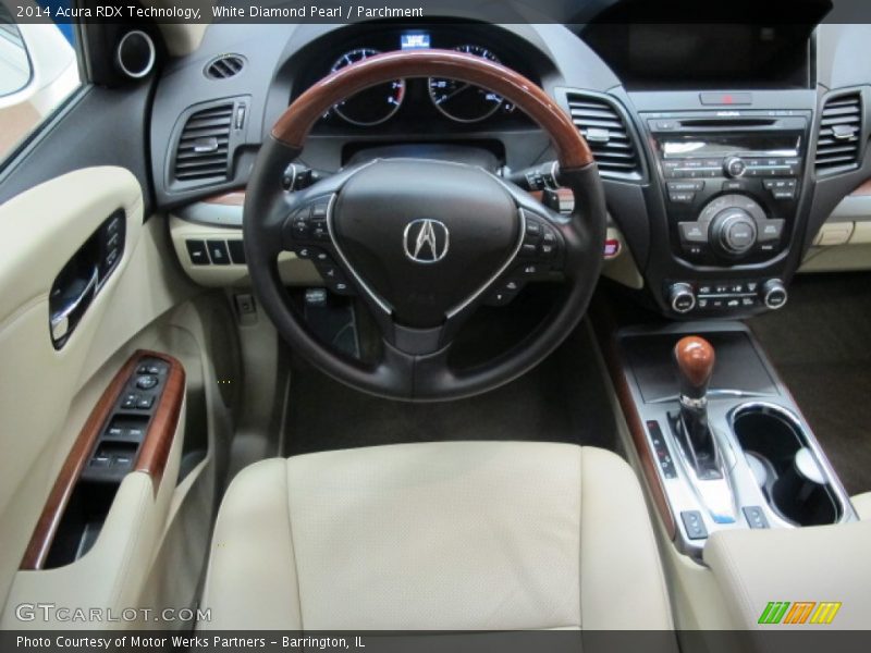 White Diamond Pearl / Parchment 2014 Acura RDX Technology