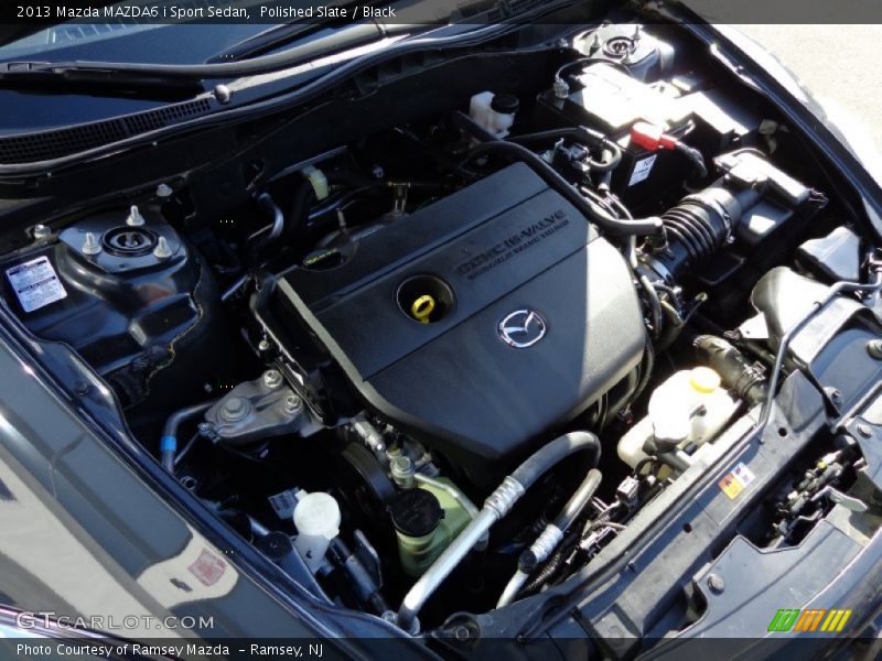 Polished Slate / Black 2013 Mazda MAZDA6 i Sport Sedan
