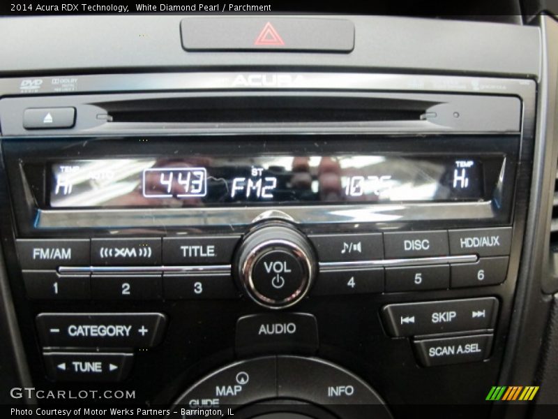 White Diamond Pearl / Parchment 2014 Acura RDX Technology